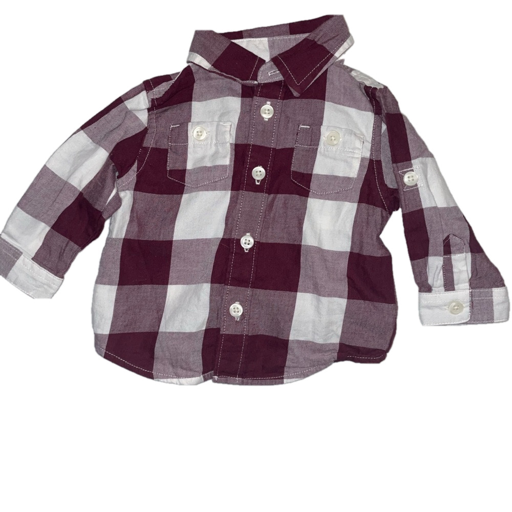 Old Navy Boys Dress Plaid Shirt *make offers*